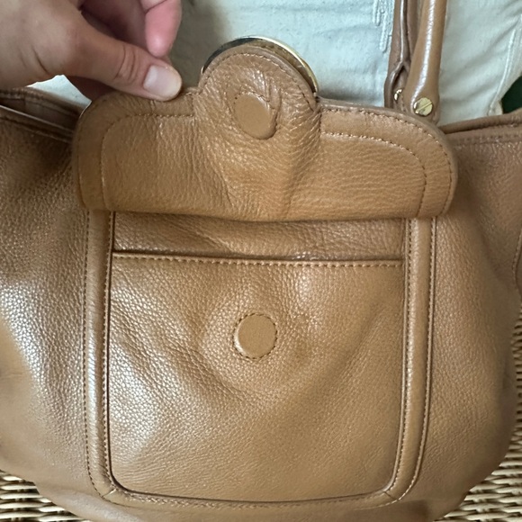 Tory Burch Amanda Hobo Bag Caramel Leather - Picture 4 of 17